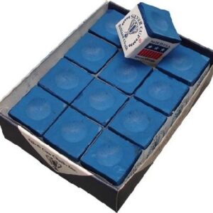 Billard-Kreide, Silver Cup, royalblau, 12er Pack