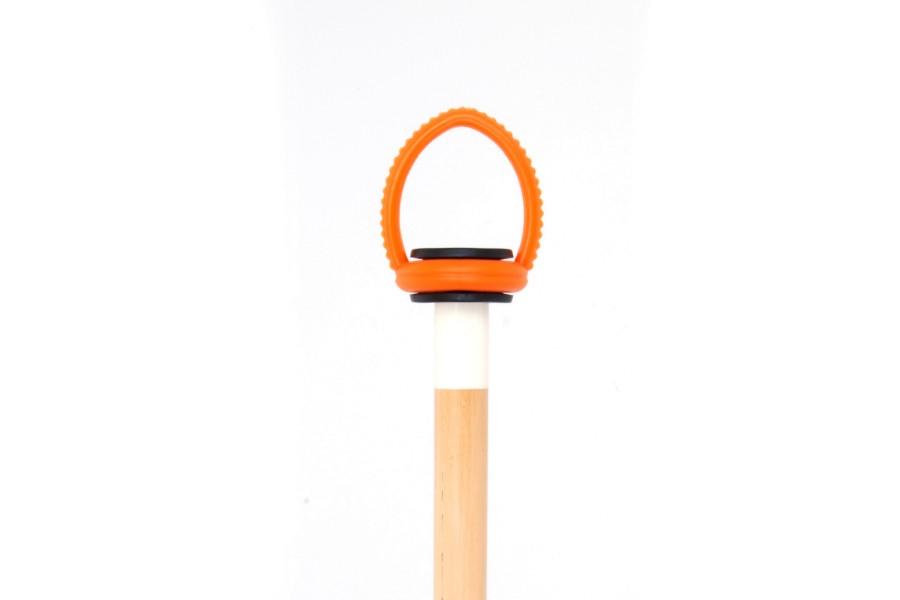 Queueaufhänger, PVC, orange-schwarz – Bild 2