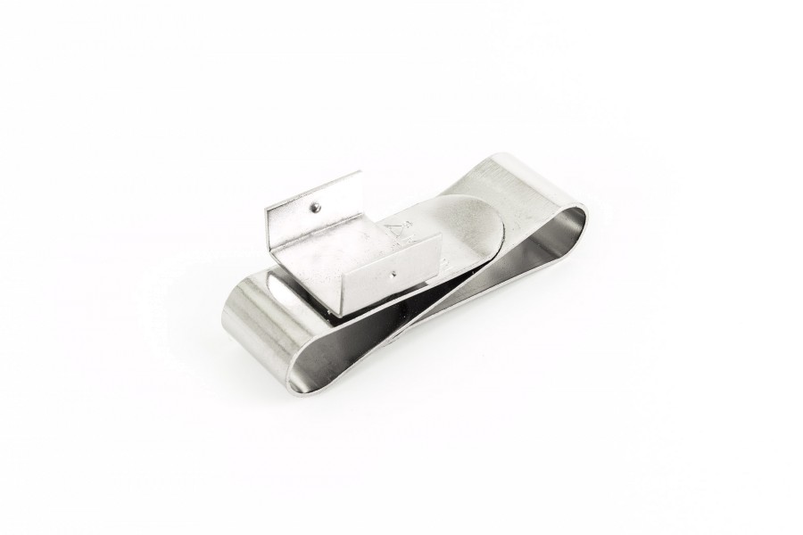 Kreidehalter, Magnet, aus Metall, silber – Bild 2