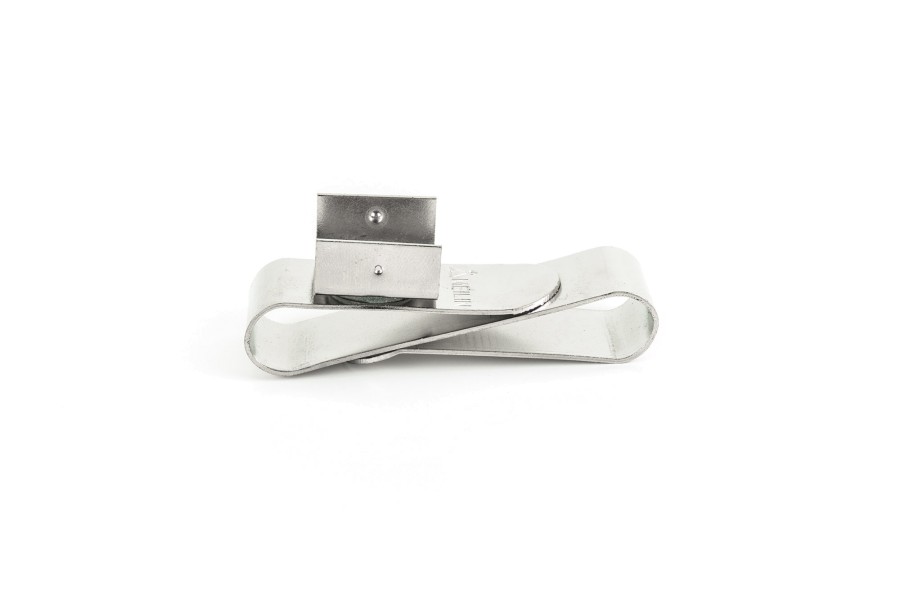 Kreidehalter, Magnet, aus Metall, silber – Bild 3