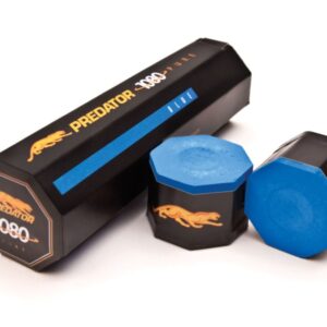 Billard-Kreide, Predator 1080 Pure, blau, 5er Pack