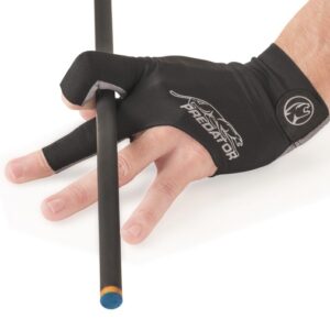 Handschuh, Predator Second Skin, 3-Finger, schwarz-grau, für linke Hand, S&M