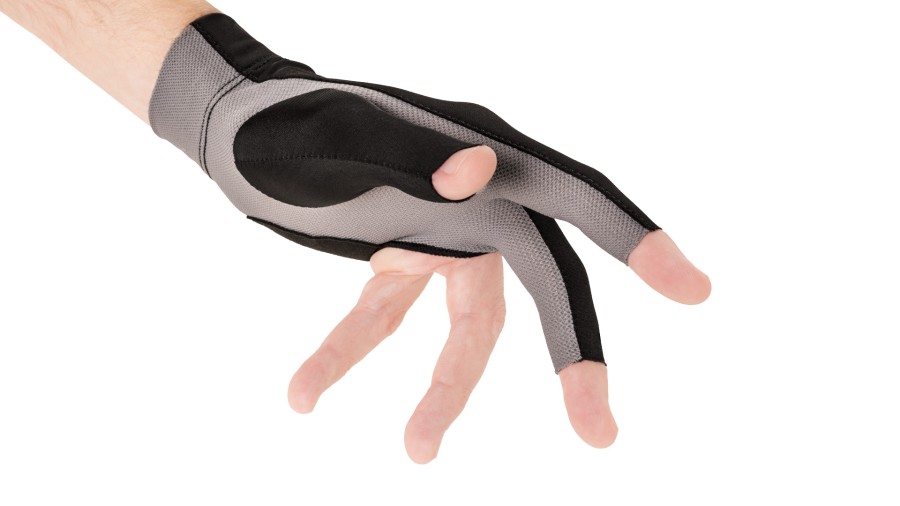 Handschuh, Predator Second Skin, 3-Finger, schwarz-grau, für linke Hand, S&M – Bild 3