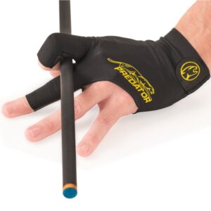 Handschuh, Predator Second Skin, 3-Finger, schwarz-gelb, für linke Hand, L&XL