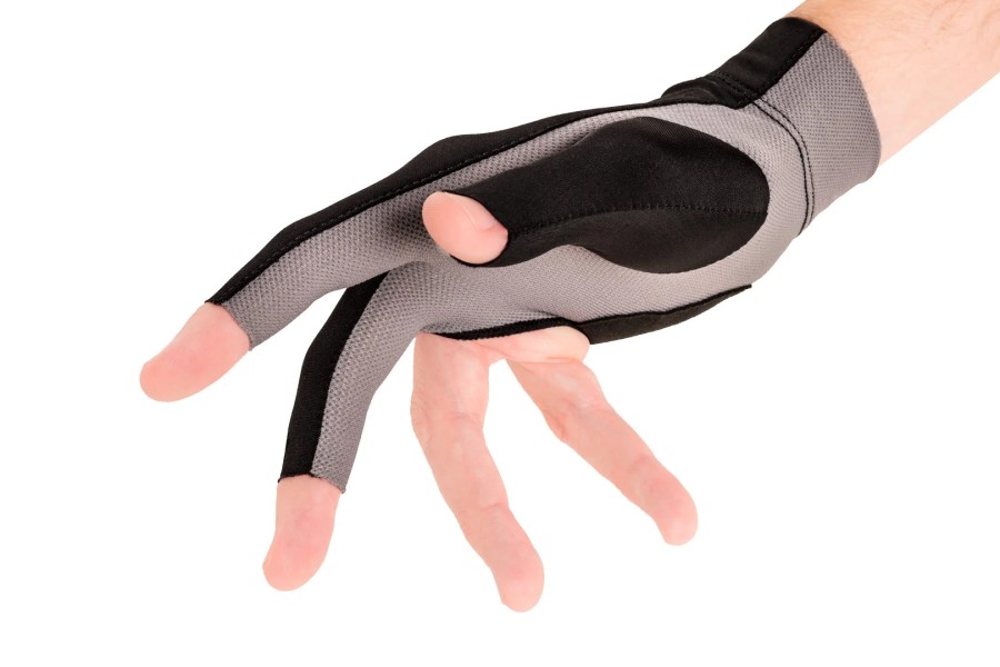 Handschuh, Predator Second Skin, 3-Finger, schwarz-grau, für rechte Hand, S&M – Bild 4