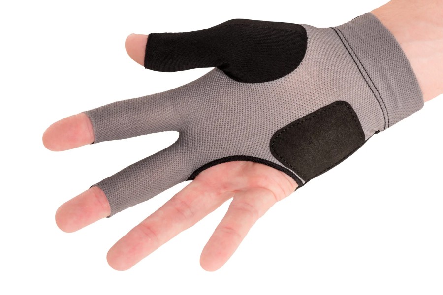 Handschuh, Predator Second Skin, 3-Finger, schwarz-grau, für rechte Hand, S&M – Bild 3