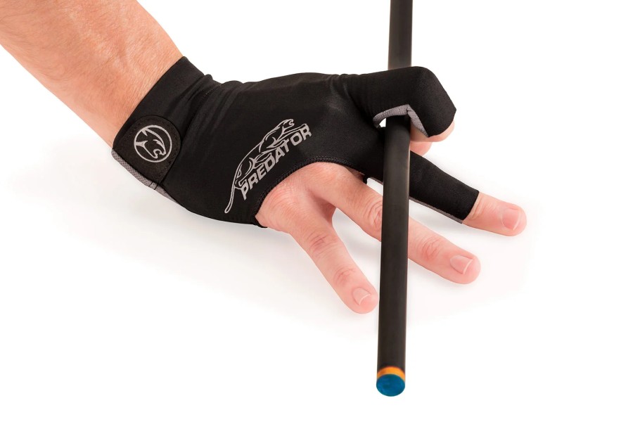 Handschuh, Predator Second Skin, 3-Finger, schwarz-grau, für rechte Hand, S&M – Bild 2
