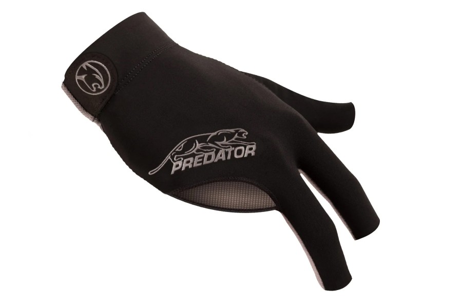 Handschuh, Predator Second Skin, 3-Finger, schwarz-grau, für rechte Hand, S&M