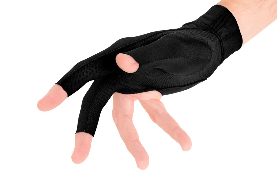Handschuh, Predator Second Skin, 3-Finger, schwarz-gelb, für rechte Hand, S&M – Bild 3