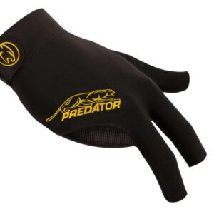 Handschuh, Predator Second Skin, 3-Finger, schwarz-gelb, für rechte Hand, L&XL