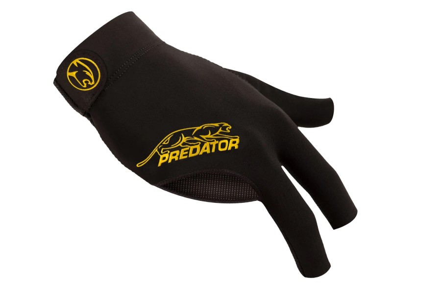 Handschuh, Predator Second Skin, 3-Finger, schwarz-gelb, für rechte Hand, S&M