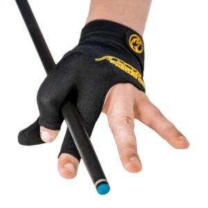 Handschuh, Predator Second Skin, 3-Finger, schwarz-gelb, geschlossener Daumen, für linke Hand, S&M