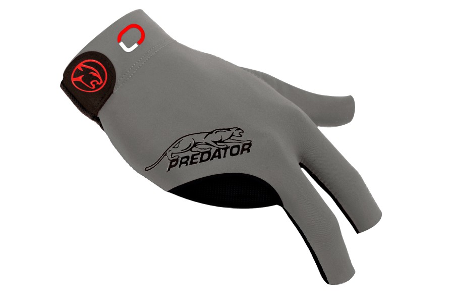 Handschuh, Predator Second Skin, 3-Finger, Jasmin Ouschan Grau, für rechte Hand, XXL