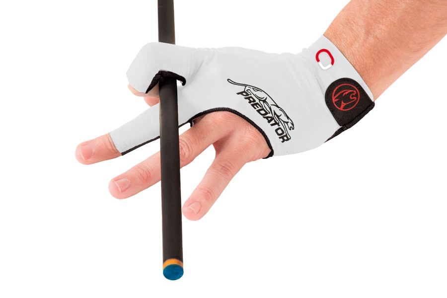 Handschuh, Predator Second Skin, 3-Finger, Jasmin Ouschan Weiß, für linke Hand, XXL – Bild 2