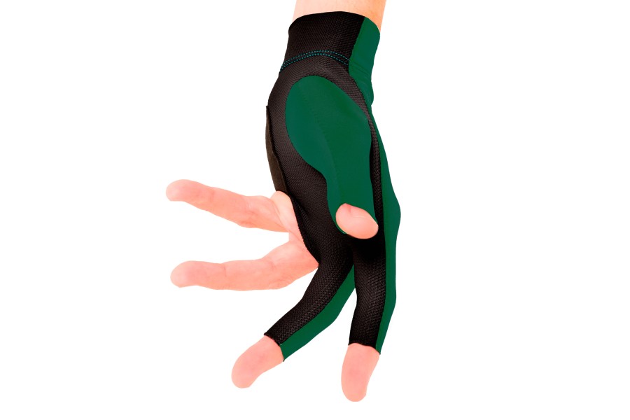 Handschuh, Predator Second Skin, 3-Finger, grün-gold, für linke Hand, XXL – Bild 4