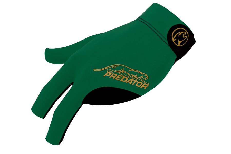 Handschuh, Predator Second Skin, 3-Finger, grün-gold, für linke Hand, XXL