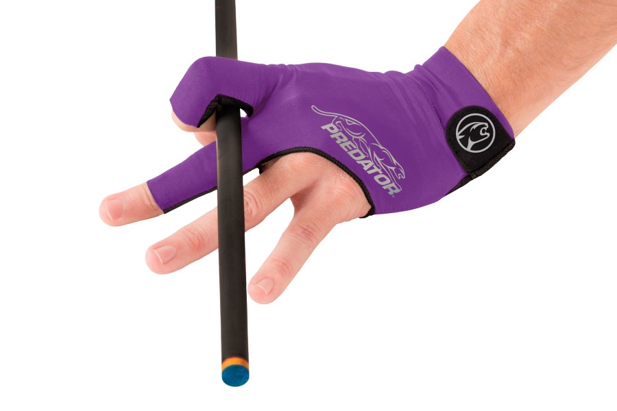 Handschuh, Predator Second Skin, 3-Finger, lila-grau, für linke Hand, XXL – Bild 2