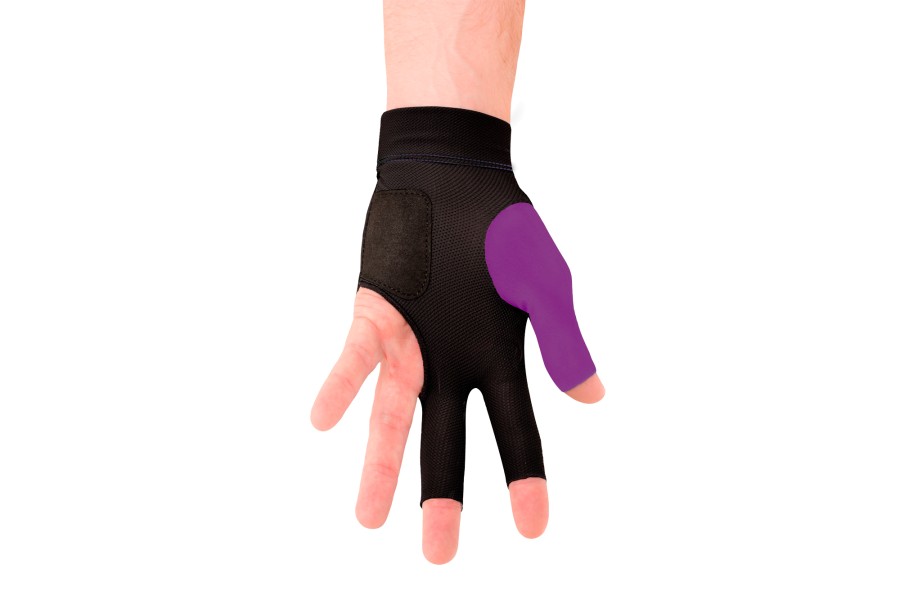 Handschuh, Predator Second Skin, 3-Finger, lila-grau, für linke Hand, XXL – Bild 3