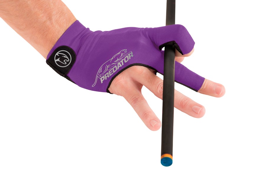 Handschuh, Predator Second Skin, 3-Finger, lila-grau, für rechte Hand, XXL – Bild 2