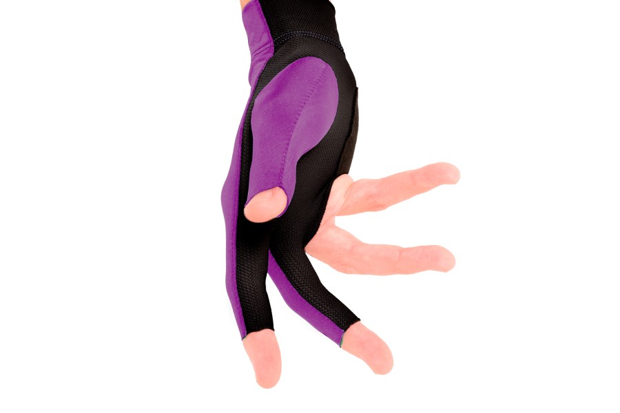 Handschuh, Predator Second Skin, 3-Finger, lila-grau, für rechte Hand, XXL – Bild 4