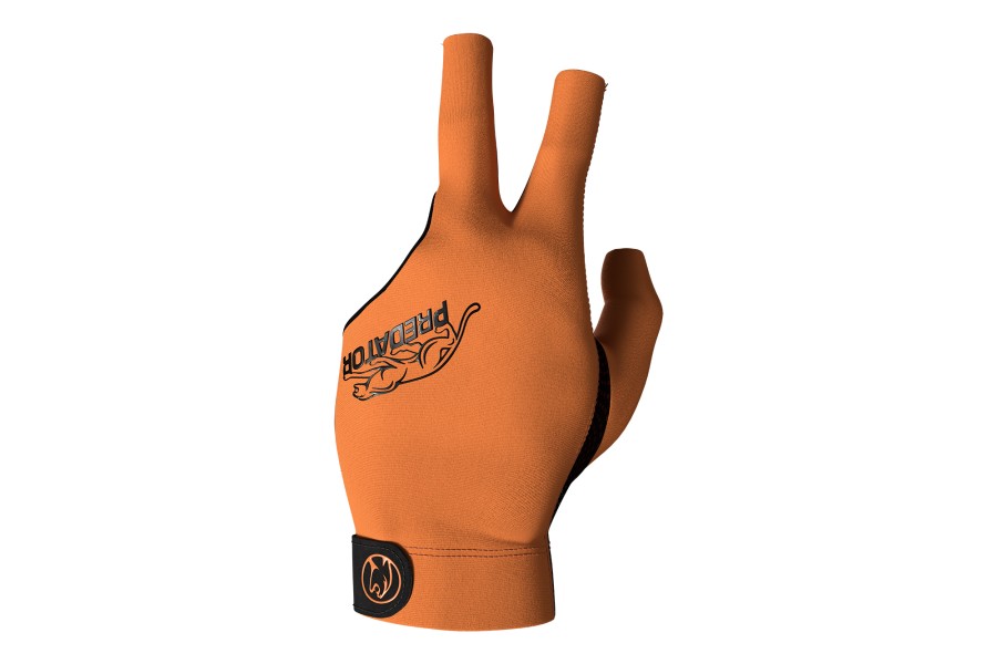 Handschuh, Predator Second Skin, 3-Finger, orange-schwarz, für linke Hand, S&M – Bild 2
