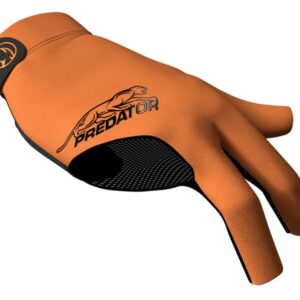 Handschuh, Predator Second Skin, 3-Finger, orange-schwarz, für rechte Hand, L&XL
