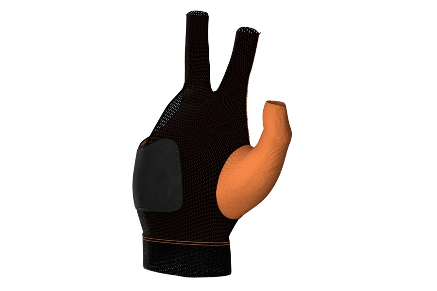 Handschuh, Predator Second Skin, 3-Finger, orange-schwarz, für rechte Hand, L&XL – Bild 3