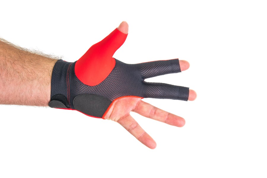 Handschuh "Kamui", rot, für linke Hand, S