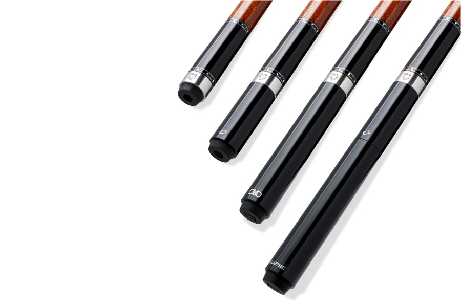 Queueverlängerung, Cuetec Duo Extensions, metallic-schwarz – Bild 4