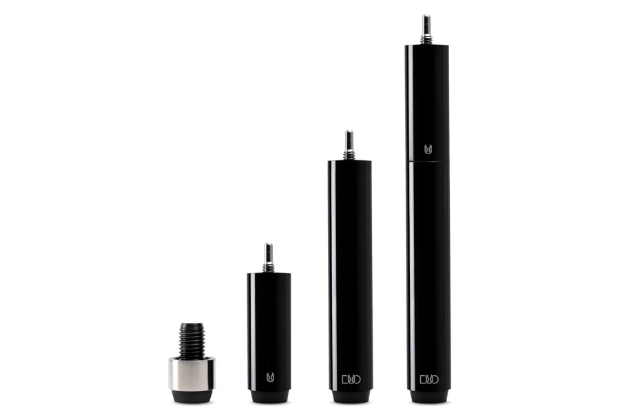 Queueverlängerung, Cuetec Duo Extensions, inkl. Adapter, metallic-schwarz – Bild 2