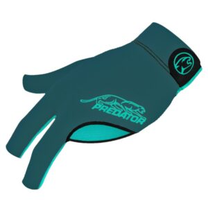 Handschuh, Predator Second Skin, 3-Finger, grün-teal, für linke Hand, S&M