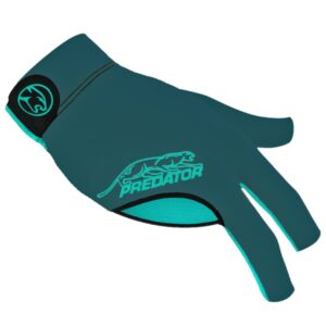 Handschuh, Predator Second Skin, 3-Finger, grün-teal, für rechte Hand, L&XL