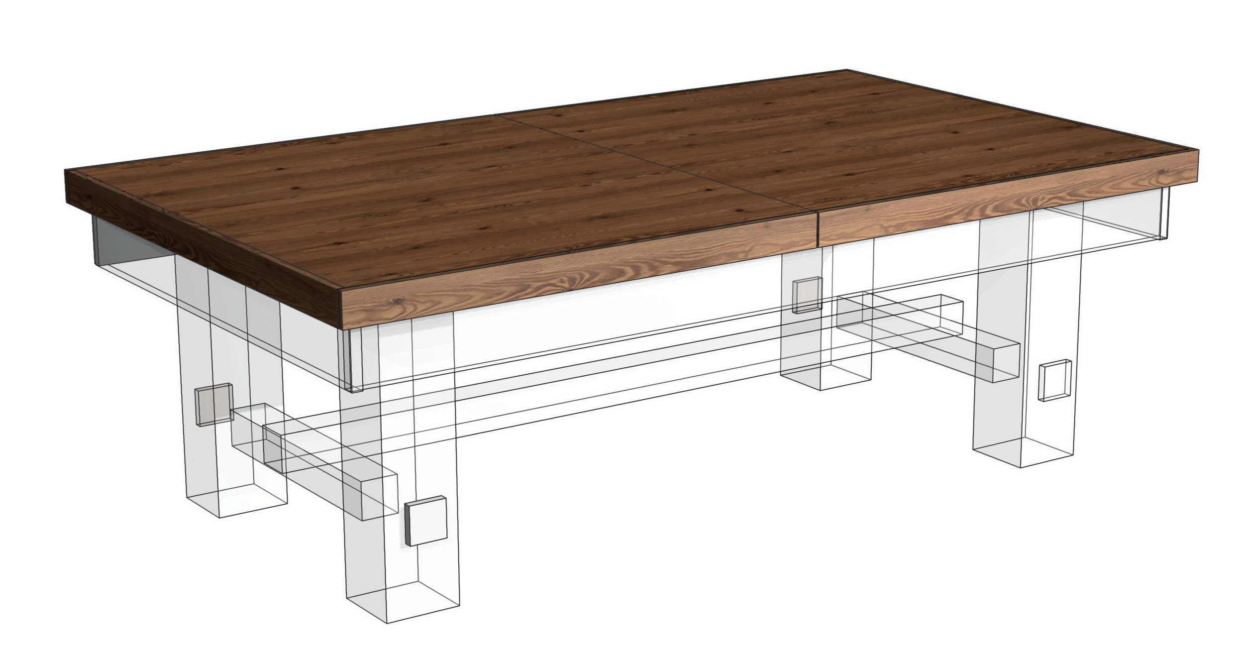 Billardtisch Abdeckplatte Madison 6 ft. Antik