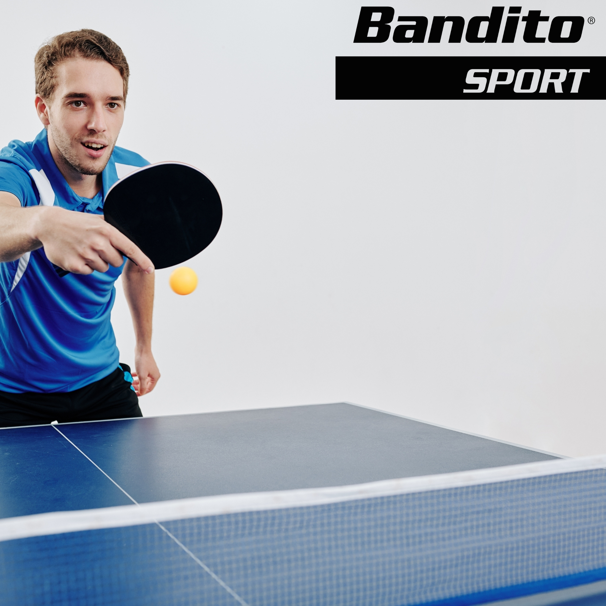 Tischtennisplatte als Auflage inkl. Netzgarnitur, 2 Schläger und Bälle – Bild 5