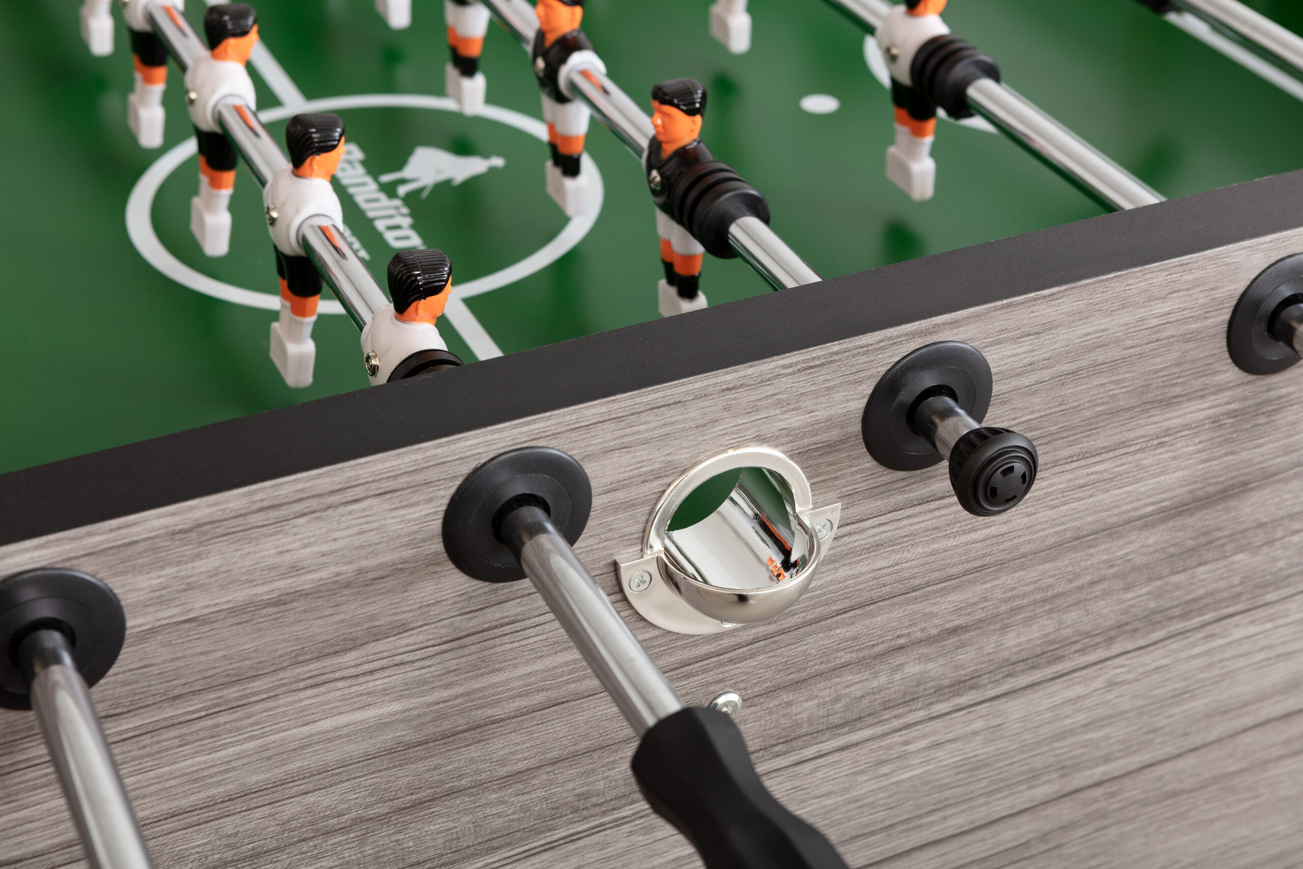 Bandito - Tischkicker Profi Soccer Deluxe in eiche-grau – Bild 5