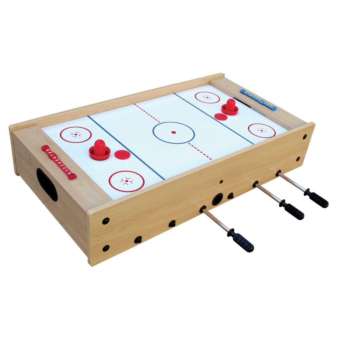 Garlando - Mini-Kicker-Airhockey Multi 2in1 Tischaufleger – Bild 2