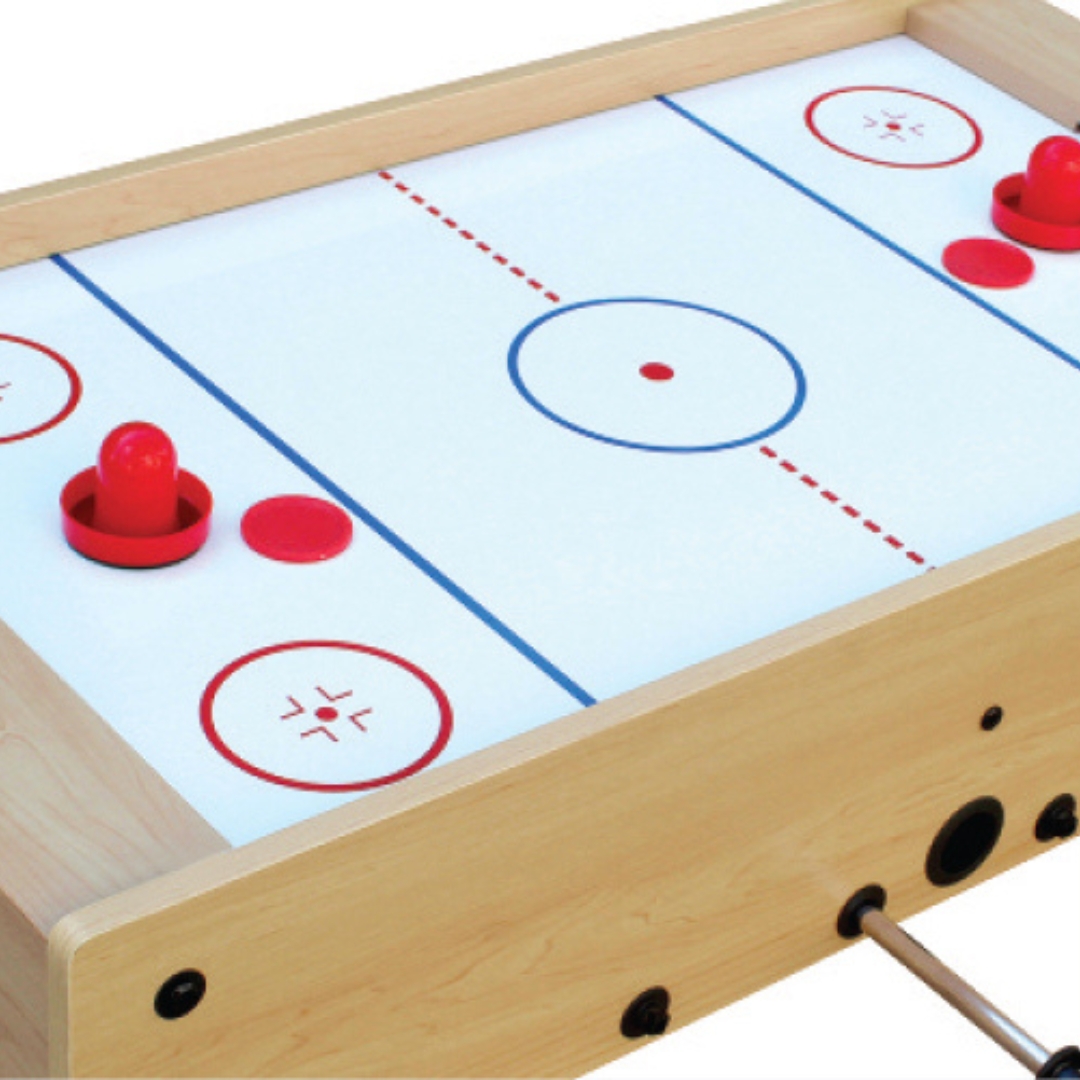 Garlando - Mini-Kicker-Airhockey Multi 2in1 Tischaufleger – Bild 6