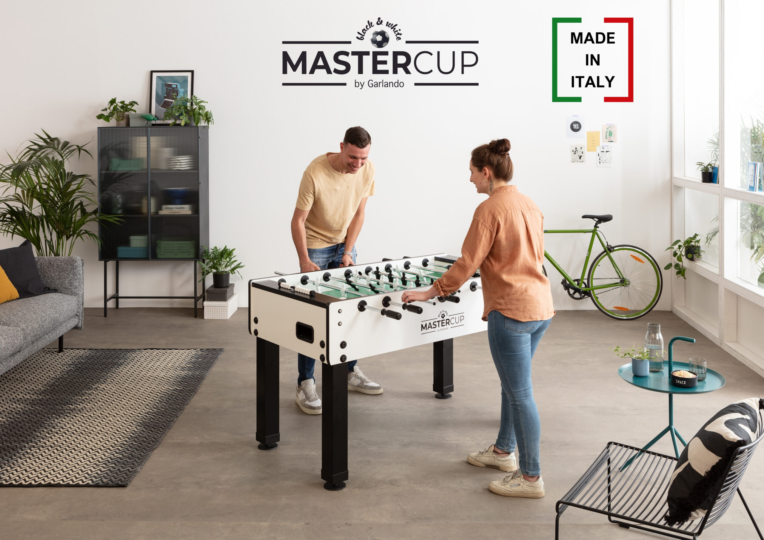 Garlando - Tischkicker MasterCup Black & White PR – Bild 6