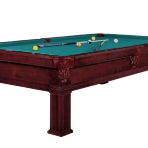 Billardtisch, Pool, Dynamic Bern, mahagoni, 8 ft. (Fuß), Simonis 760 blaugrün