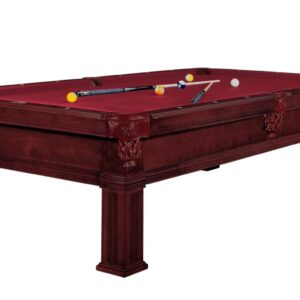 Billardtisch, Pool, Dynamic Bern, mahagoni, 8 ft. (Fuß), Simonis 860 burgund