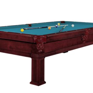 Billardtisch, Pool, Dynamic Bern, mahagoni, 8 ft., Clubtuch elektrikblau