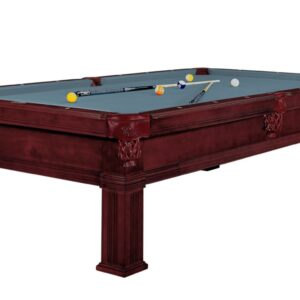 Billardtisch, Pool, Dynamic Bern, mahagoni, 8 ft. (Fuß), Simonis 760 puderblau