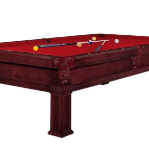 Billardtisch, Pool, Dynamic Bern, mahagoni, 8 ft. (Fuß), Simonis 860 rot