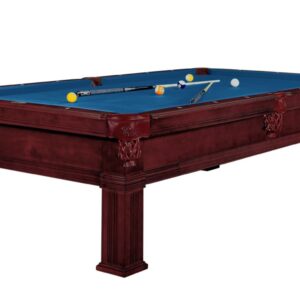 Billardtisch, Pool, Dynamic Bern, mahagoni, 8 ft., Clubtuch royalblau