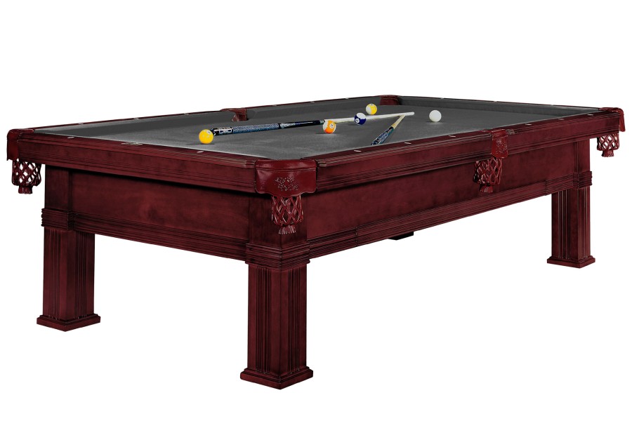 Billardtisch, Pool, Dynamic Bern, mahagoni, 8 ft., Simonis 860 shark grey