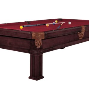 Billardtisch, Pool, Dynamic Bern, 8 ft. (Fuß), alt-braun, Simonis 860 burgund