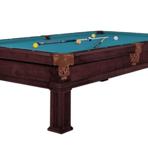 Billardtisch, Pool, Dynamic Bern, 8 ft. (Fuß), alt-braun, Simonis 760 gelbgrün