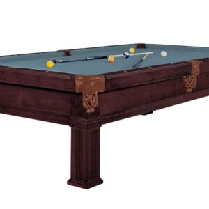 Billardtisch, Pool, Dynamic Bern, 8 ft. (Fuß), alt-braun, Simonis 860 puderblau