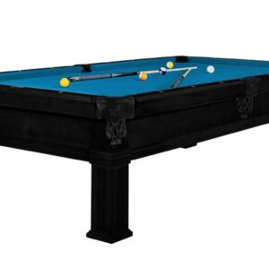 Billardtisch, Pool, Bern, 8 ft. (Fuß), schwarz, Simonis 760 turnierblau