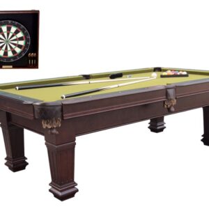 Billardtisch, gebraucht, Pool, Imperial, 8 ft. (Fuß), inkl. Dartboard, Clubtuch